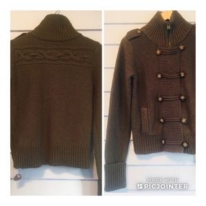 American Eagle Military Style Sweater